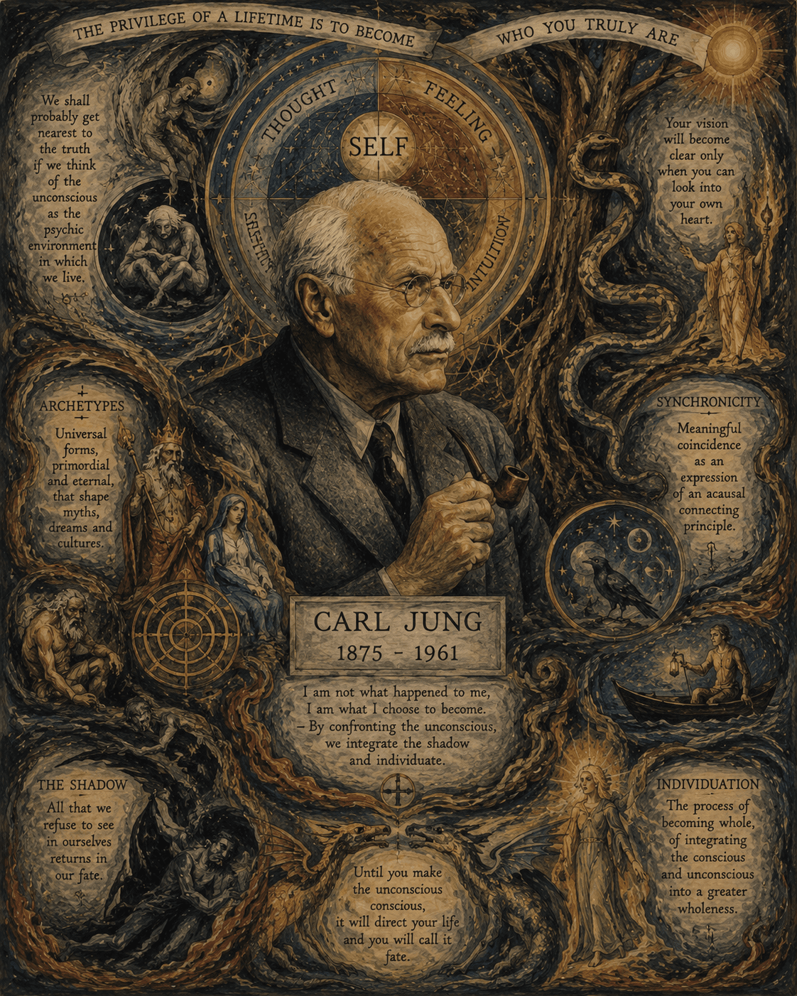 Portrait of Carl Jung