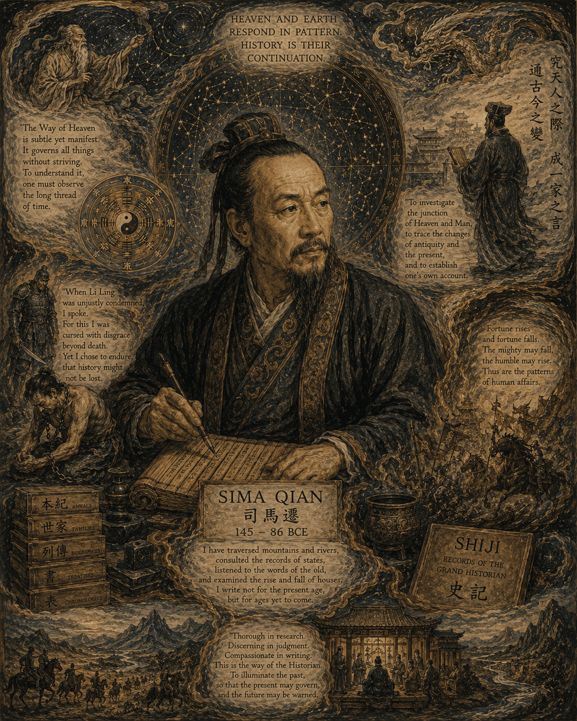 Portrait of Sima Qian