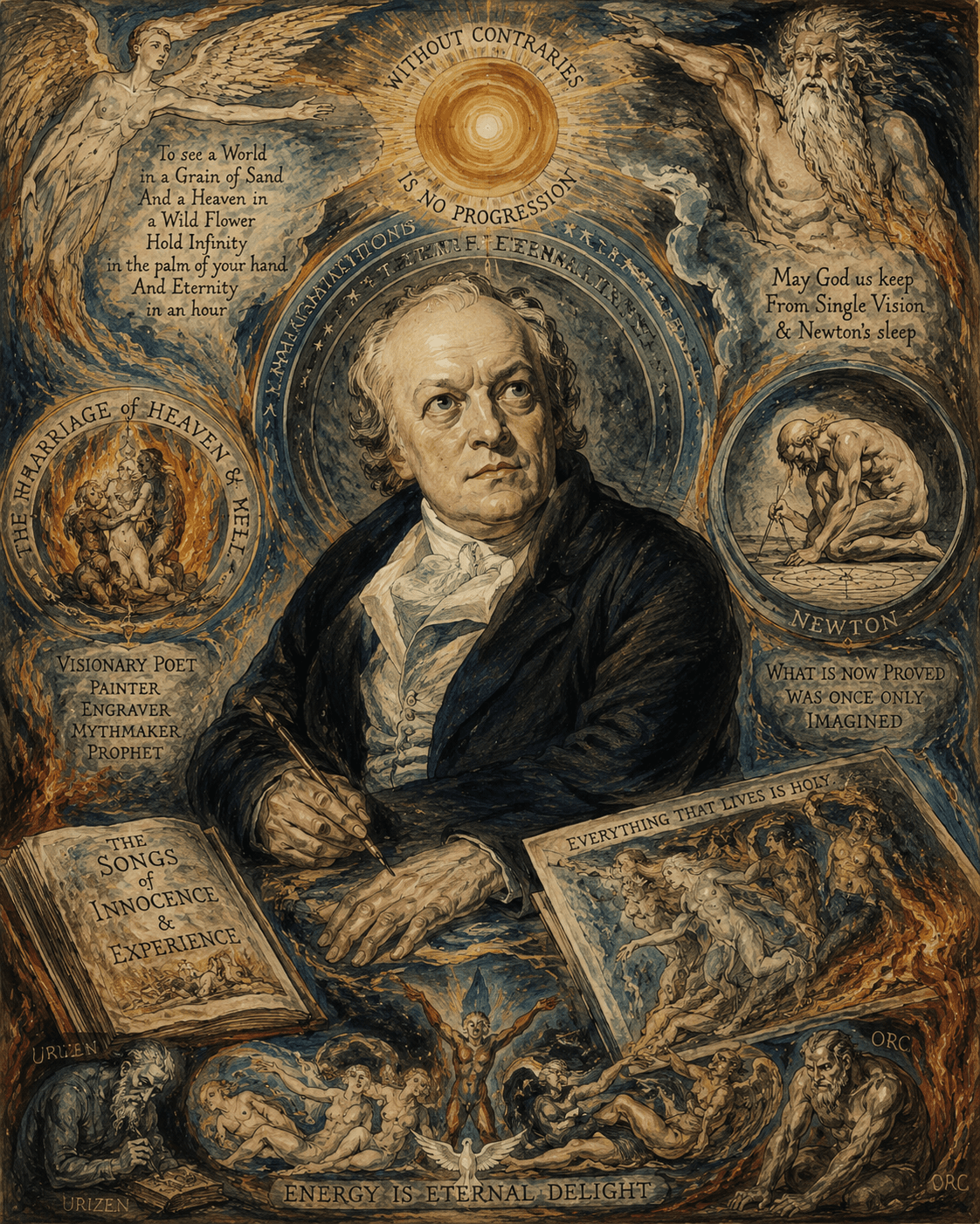 Portrait of William Blake